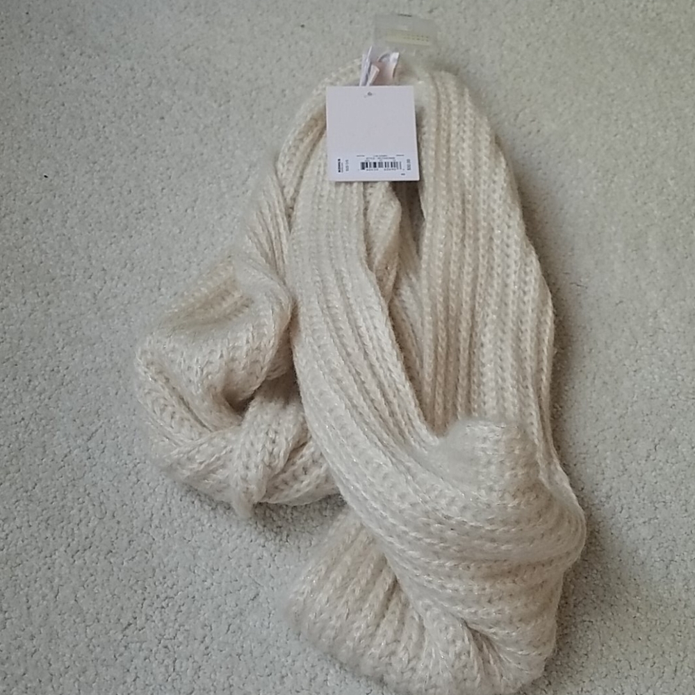 Sold.  3 for $30. Lauren Conrad ivory loop scarf. - Picture 4 of 5